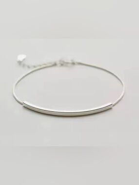 New Delicate .925 Bar Bracelet